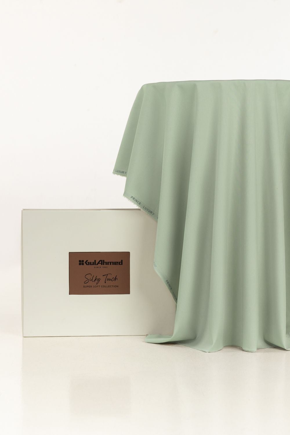 Prince Luxury Plus Unstitched Fabric Cotton With Gift Box