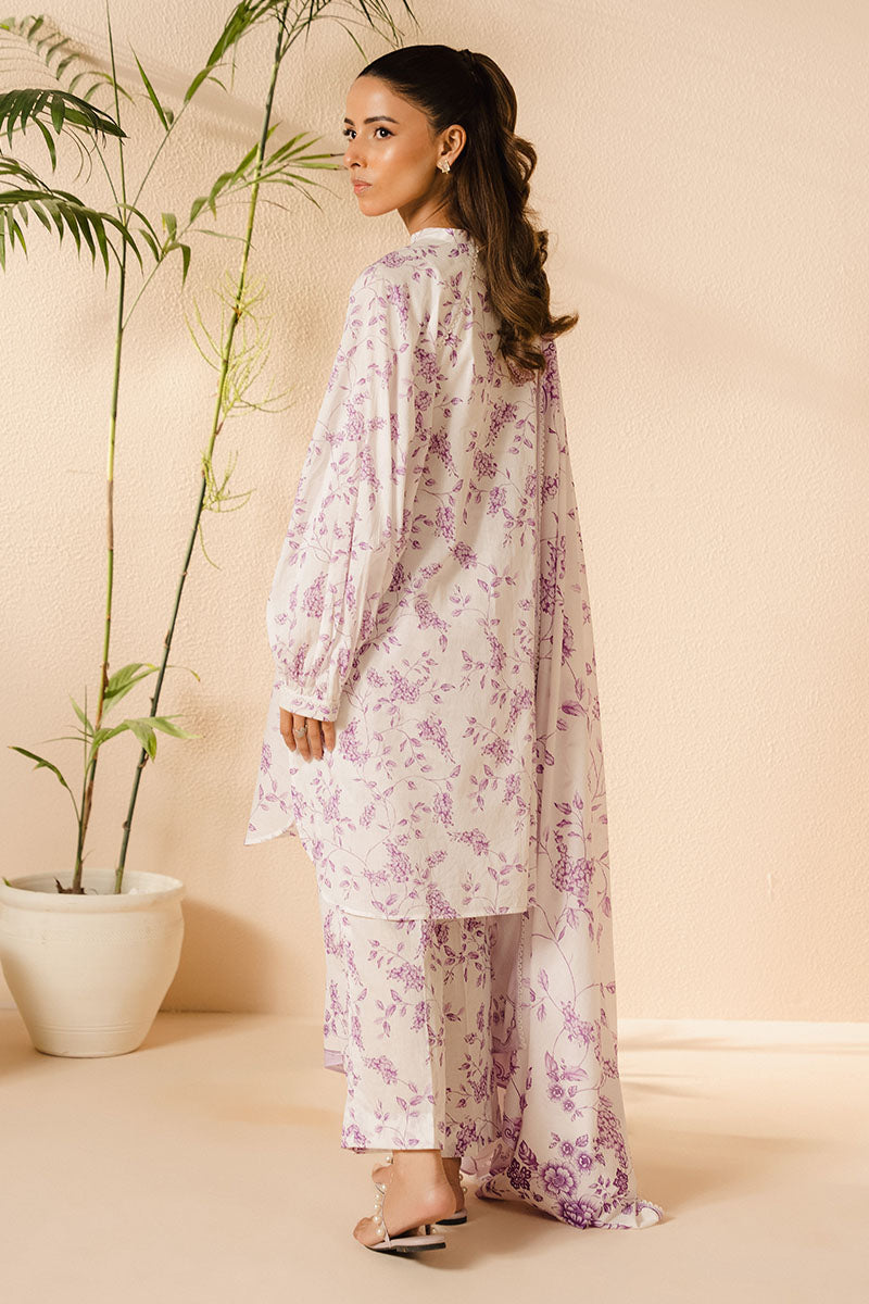 LILAC MUSE-3PC (SHIRT, TROUSER & DUPATTA)