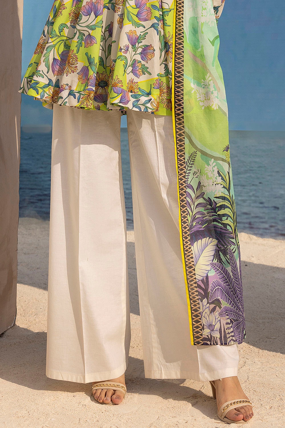2 Piece Unstitched Printed Lawn Suit