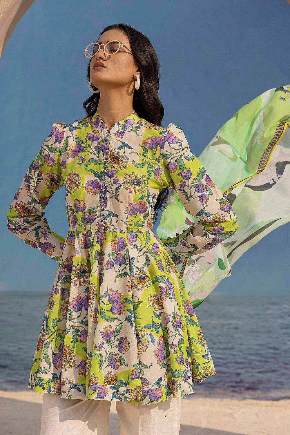 2 Piece Unstitched Printed Lawn Suit