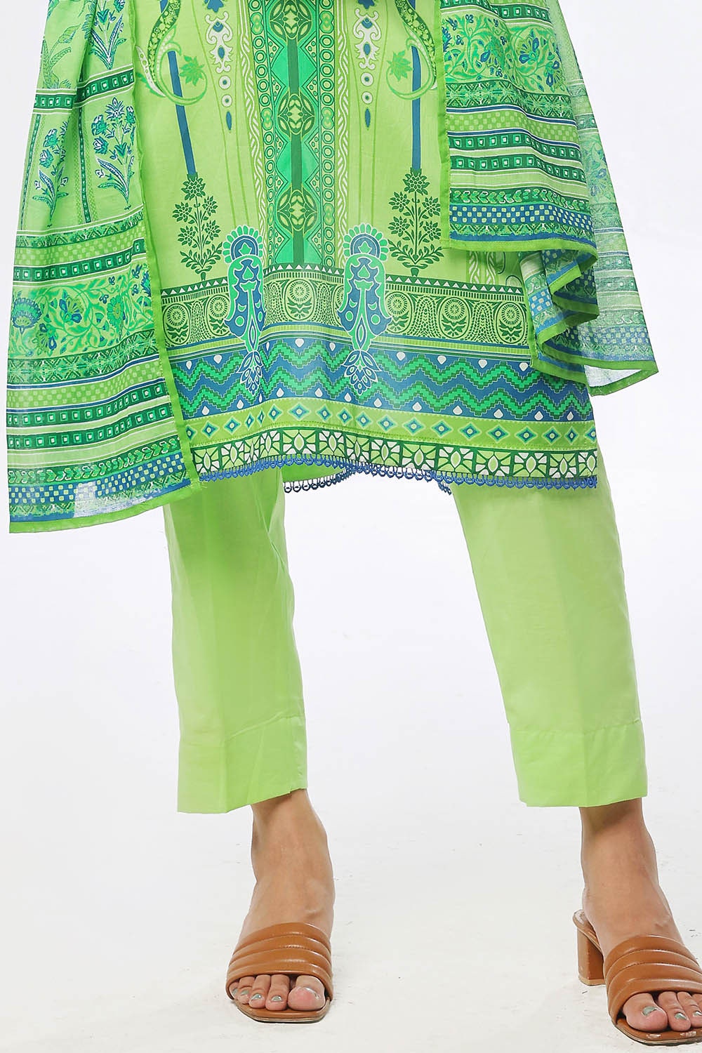 3 Piece Unstitched Printed Lawn Suit