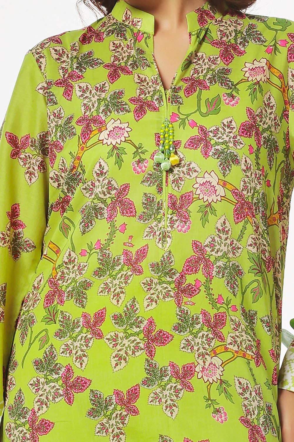 3 Piece Unstitched Printed Lawn Suit