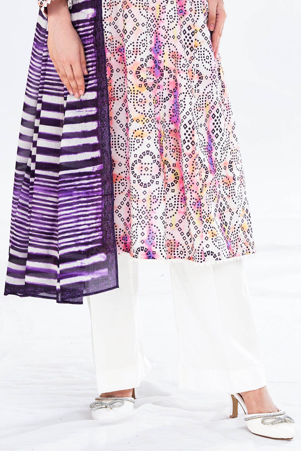 3 Piece Unstitched Printed Lawn Suit