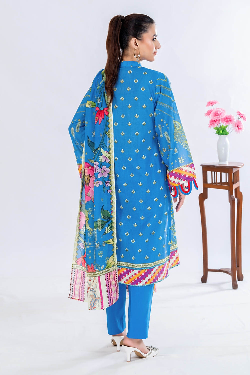 3 Piece Unstitched Printed Lawn Suit