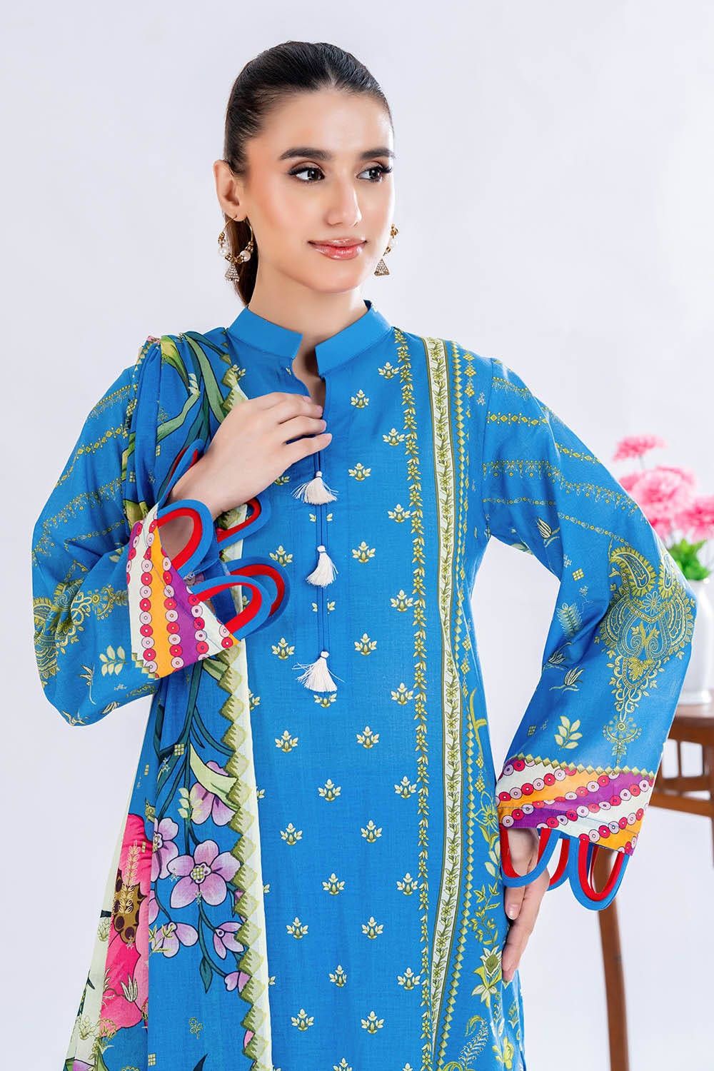 3 Piece Unstitched Printed Lawn Suit