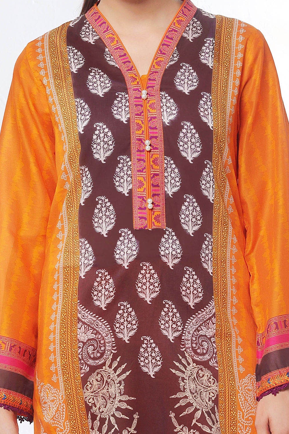 3 Piece Unstitched Printed Lawn Suit