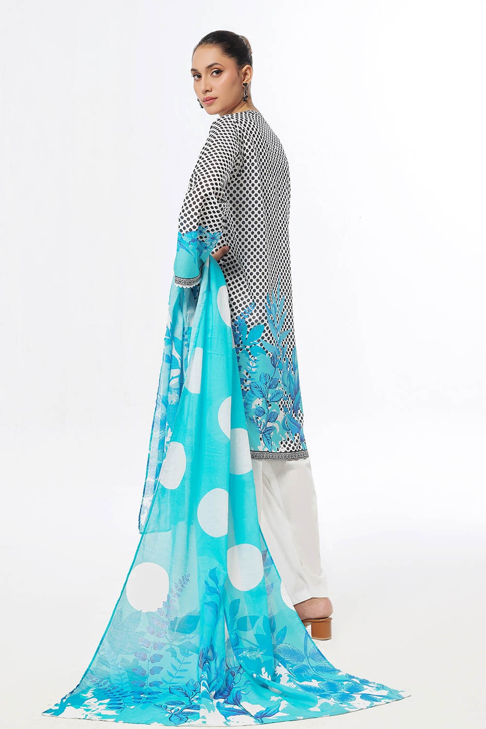 3 Piece Unstitched Printed Lawn Suit