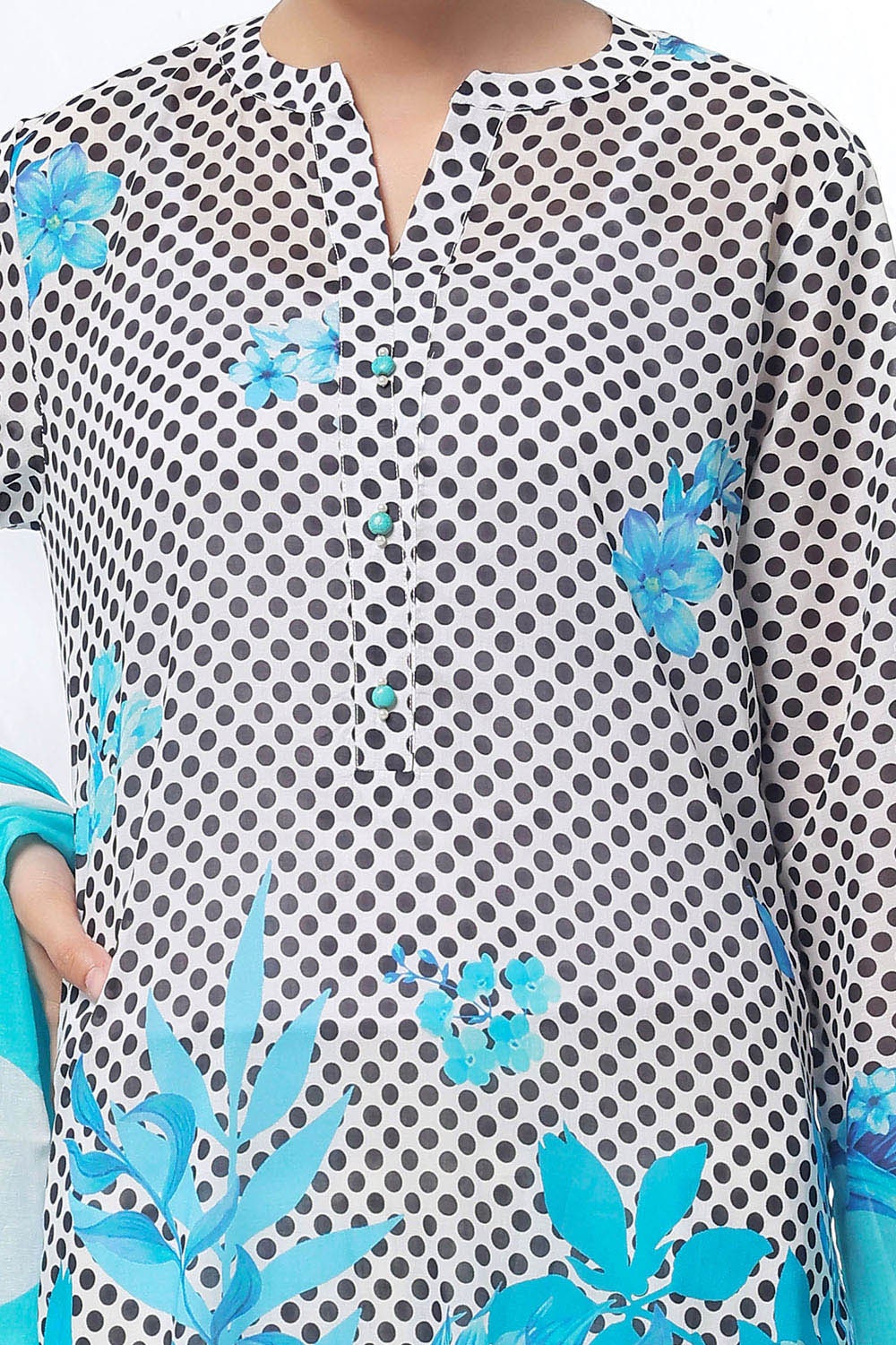 3 Piece Unstitched Printed Lawn Suit