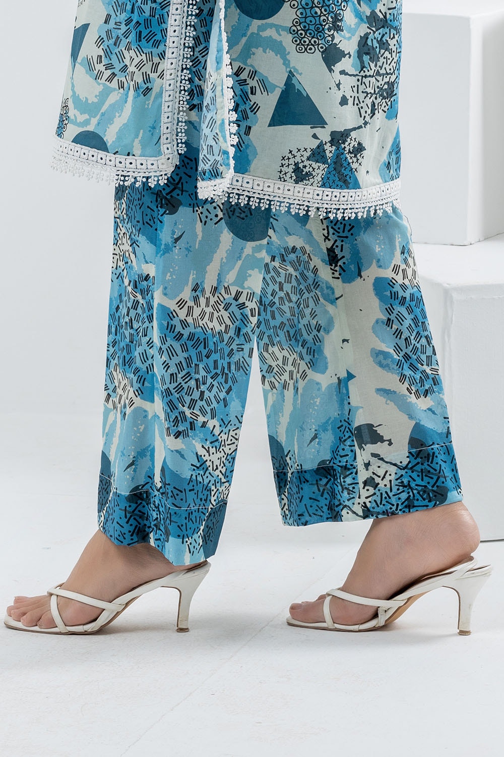 2 Piece Unstitched Printed Lawn Suit