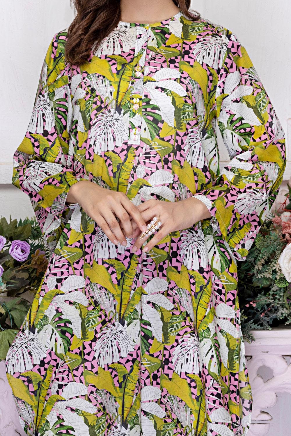 2 Piece Unstitched Printed Lawn Suit