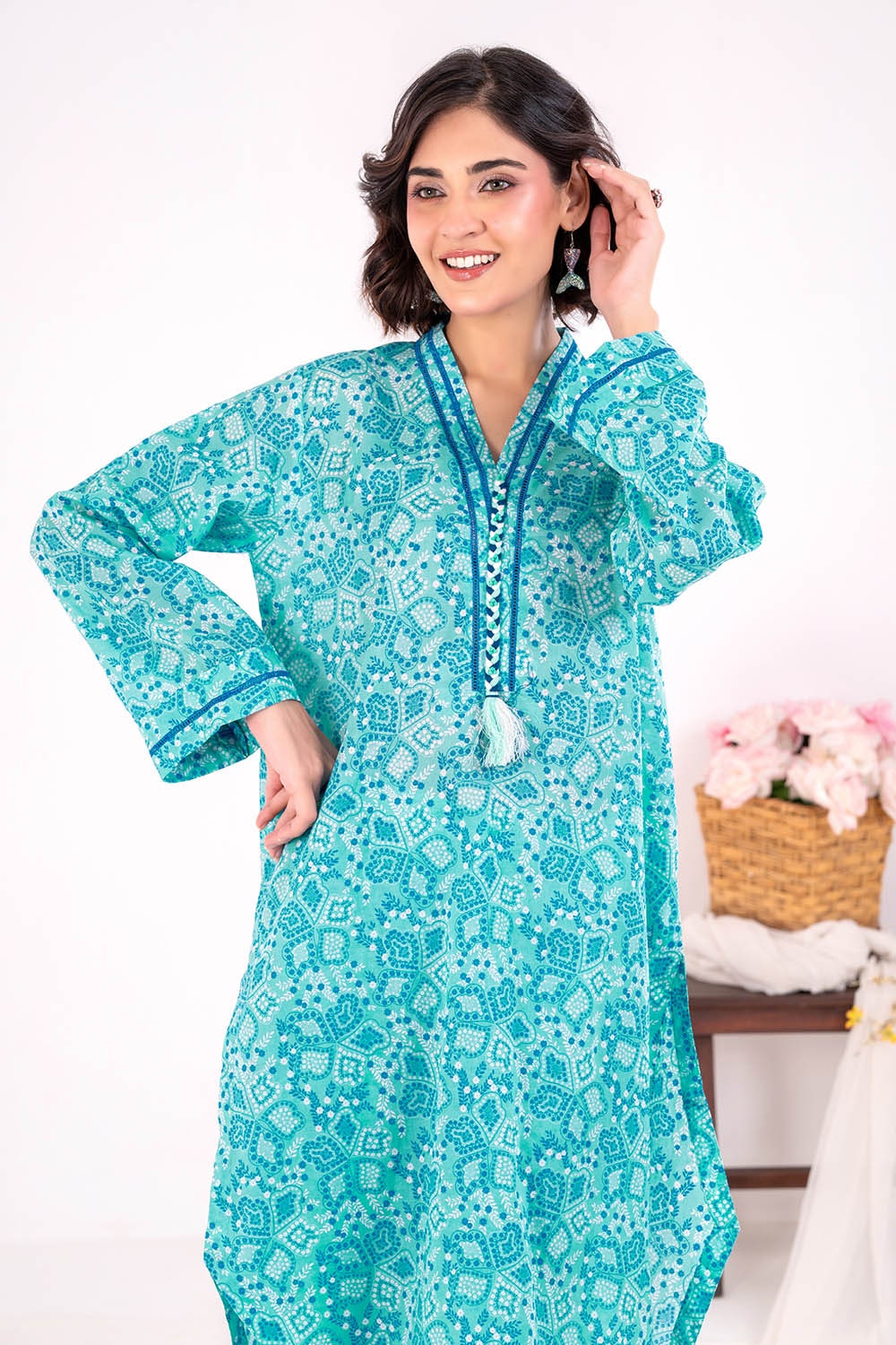 2 Piece Unstitched Printed Lawn Suit