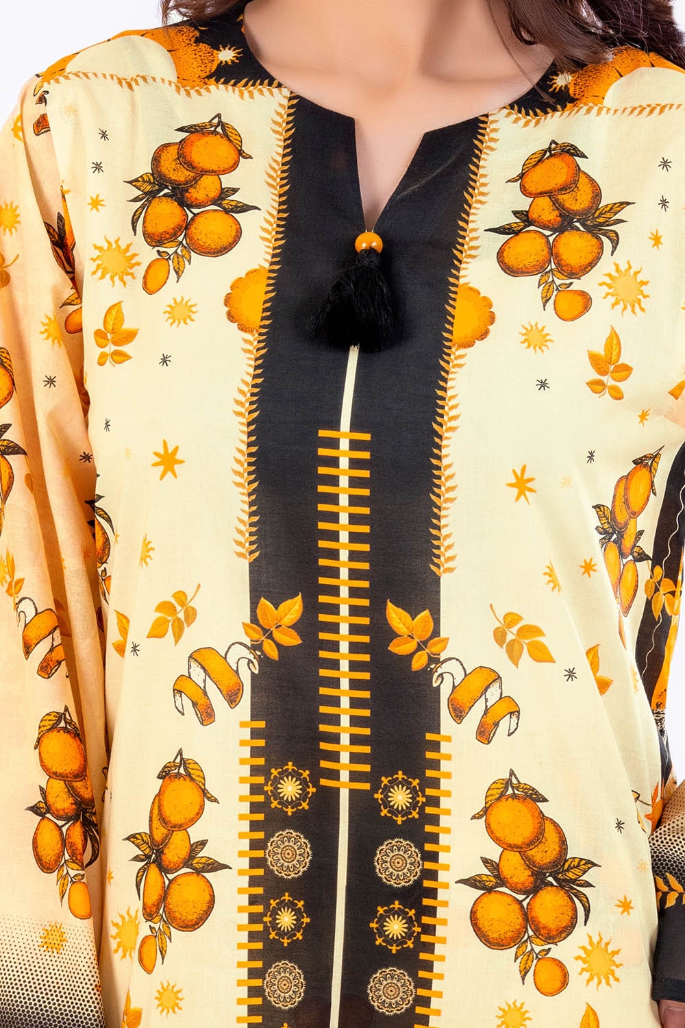 2 Piece Unstitched Printed Lawn Suit