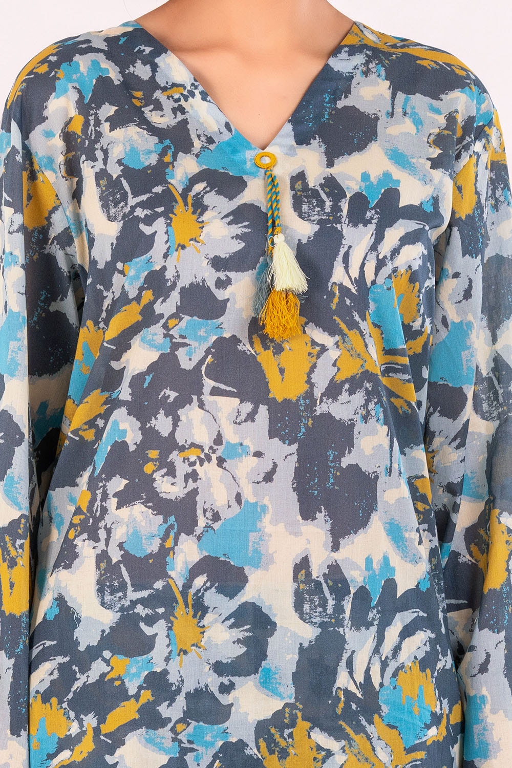 2 Piece Unstitched Printed Lawn Suit