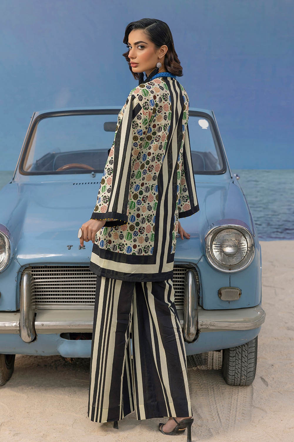 2 Piece Unstitched Printed Lawn Suit