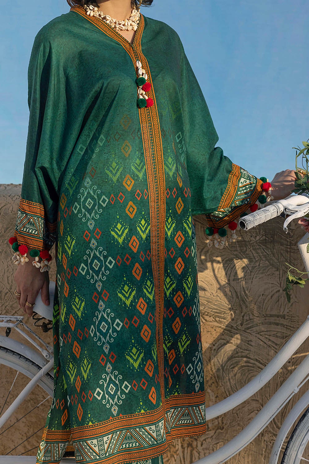 2 Piece Unstitched Printed Lawn Suit