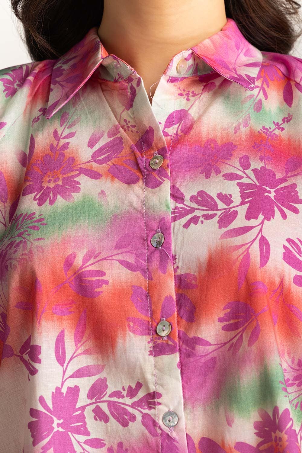 Printed Collar Shirt