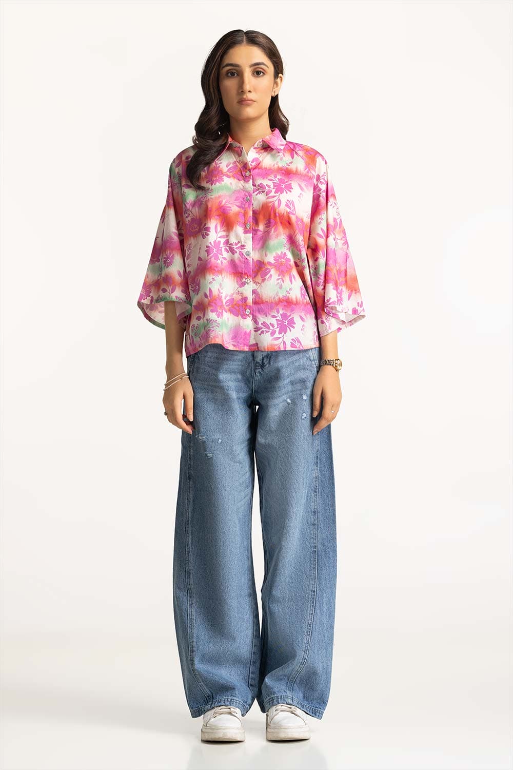 Printed Collar Shirt