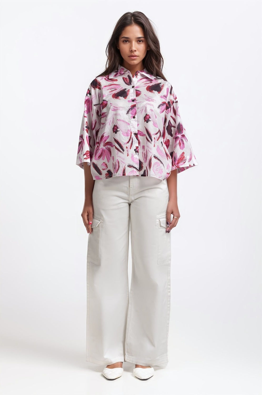 Printed Collar Shirt