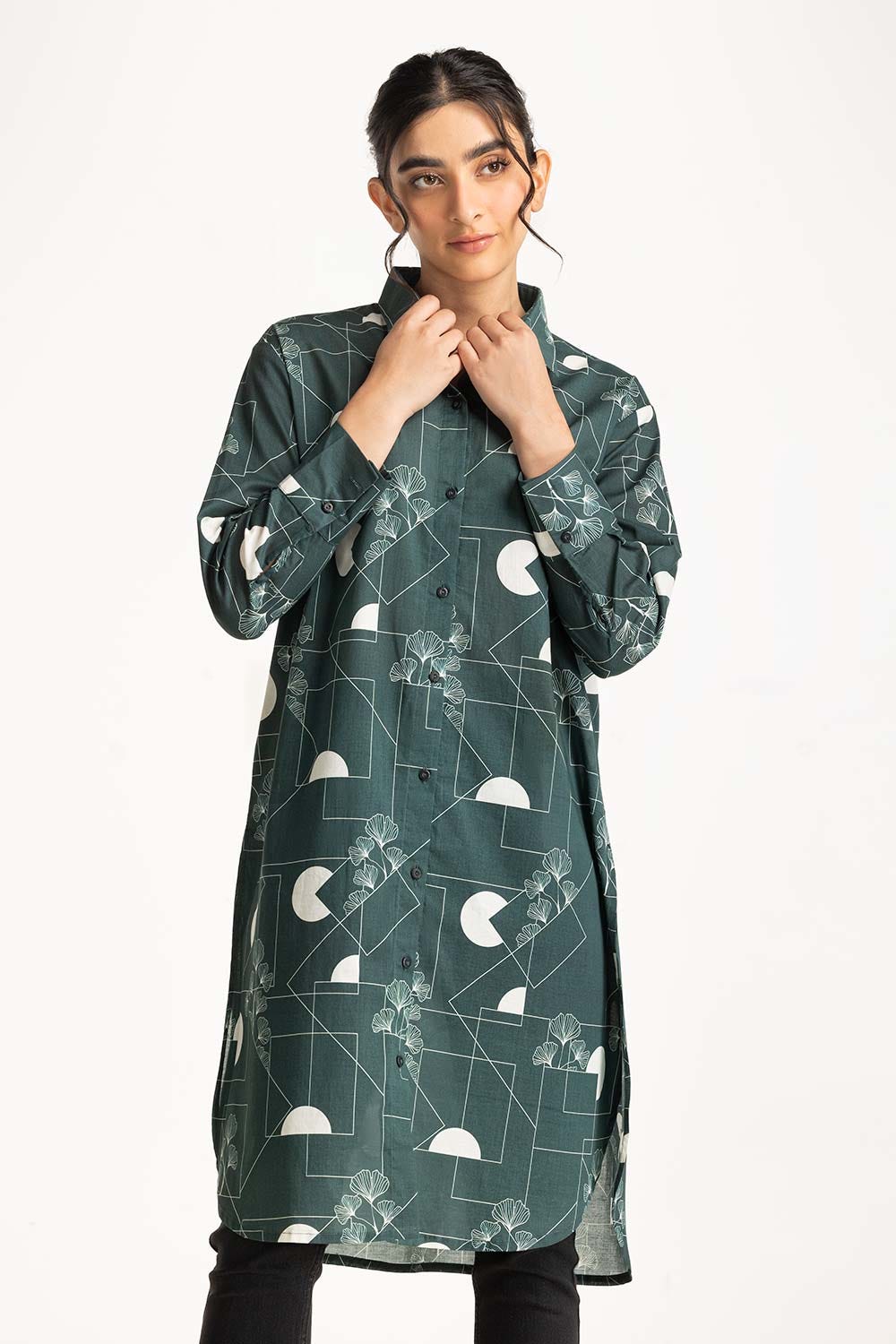 Printed Tunic Dress
