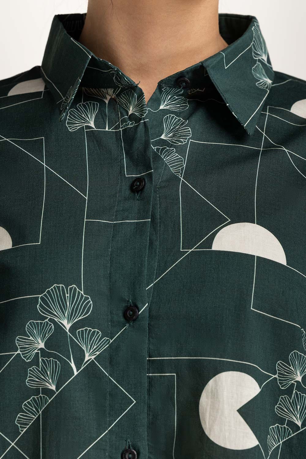 Printed tunic dress