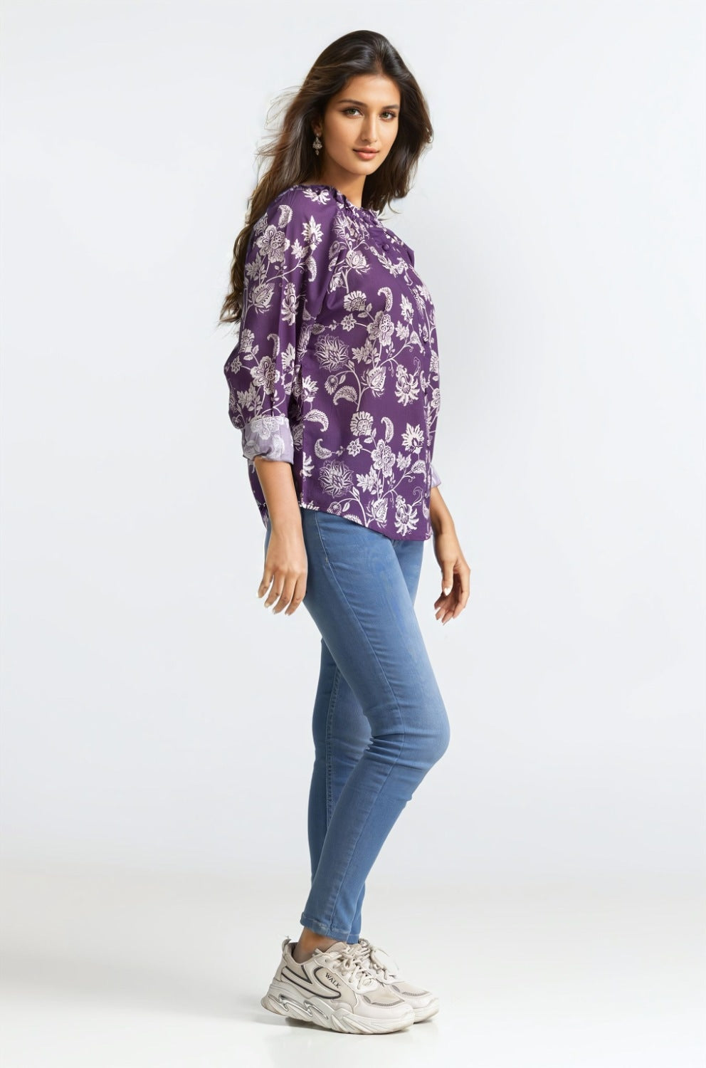 WTOP26V20051 Kimono Top Sapphire PK