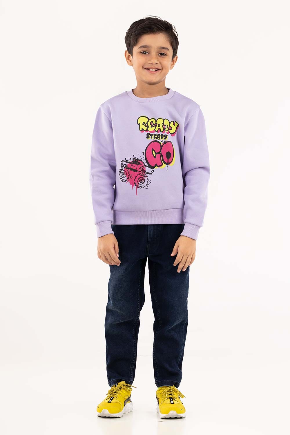 Toddler Boy Purple Sweatshirt