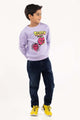 Toddler Boy Purple Sweatshirt