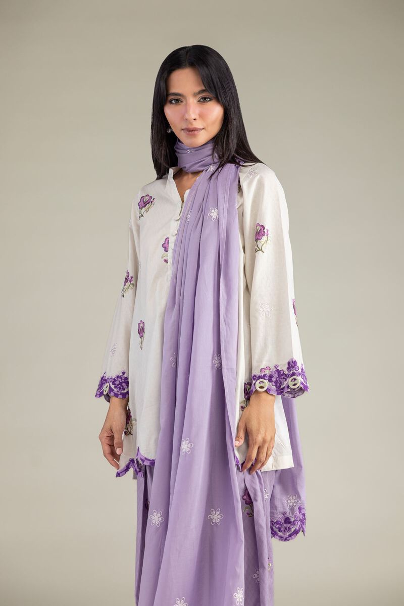 Floral Lawn Dupatta