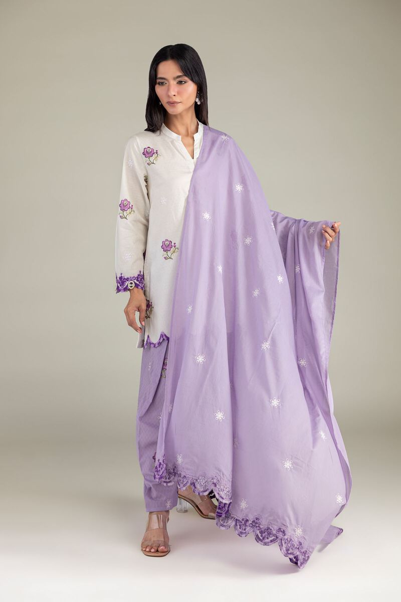 Floral Lawn Dupatta