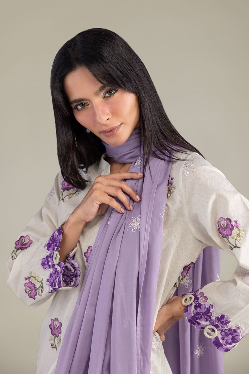 Floral Lawn Dupatta