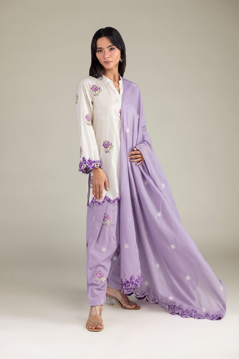 Floral Lawn Dupatta