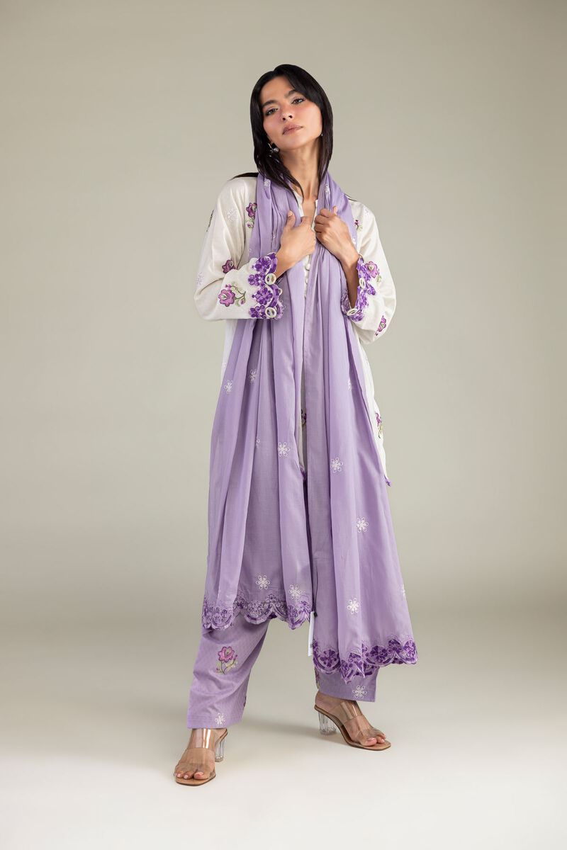 Floral Lawn Dupatta
