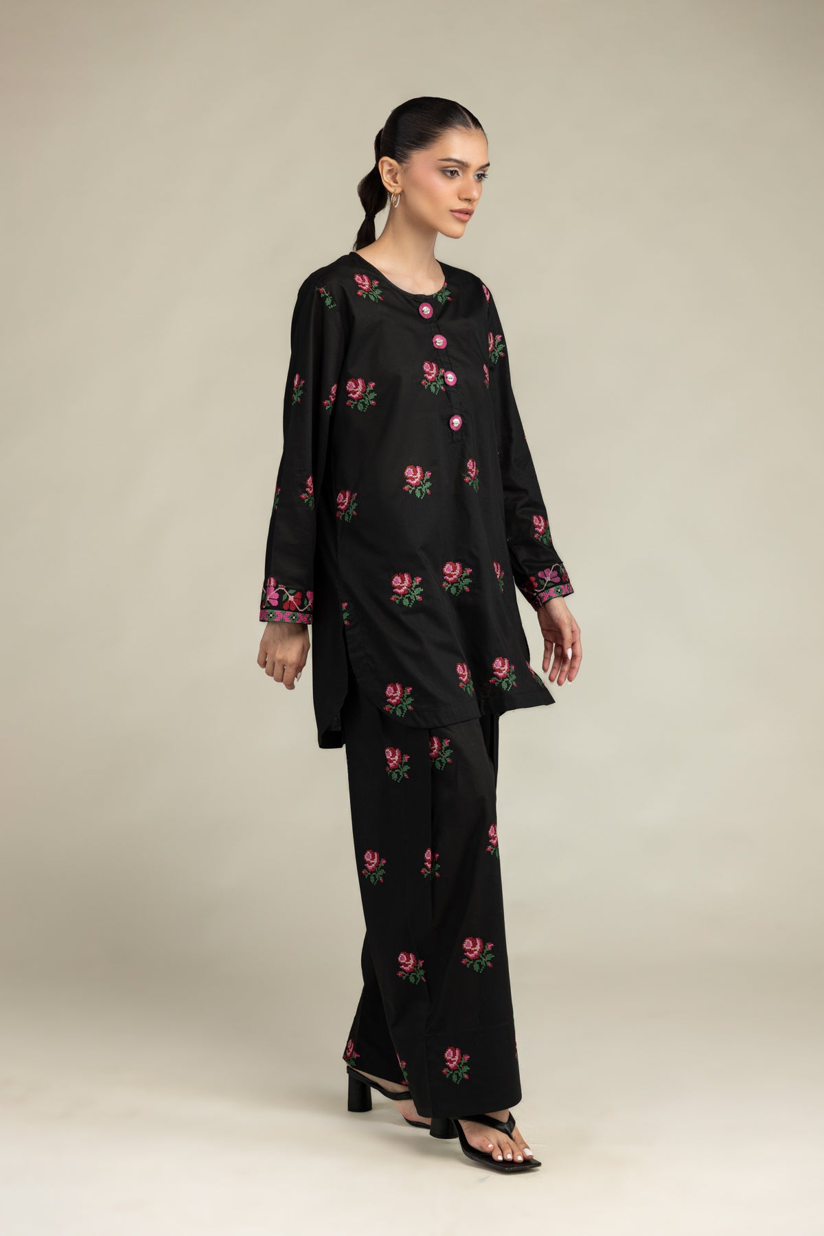 Black Cambric Shalwar