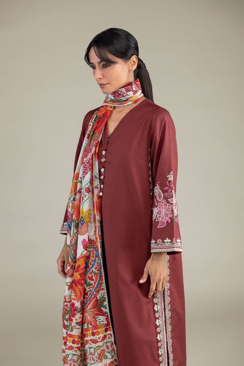Floral Lawn Dupatta
