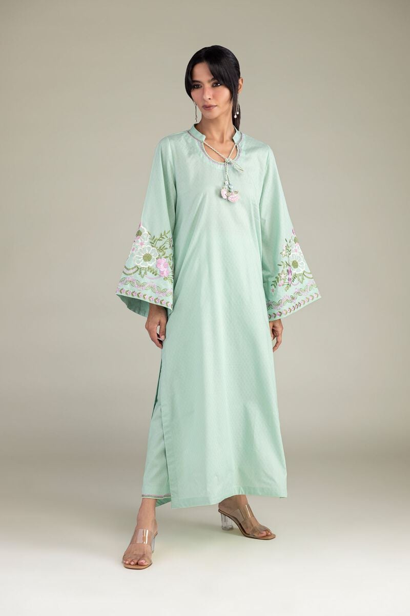 Mint Cotton Kurta