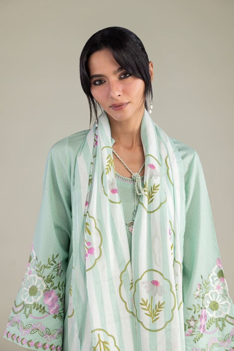 Floral Lawn Dupatta