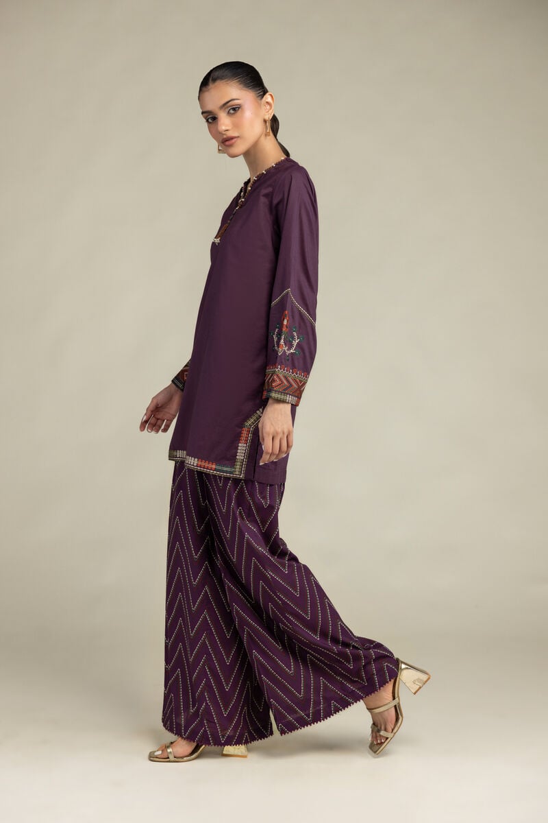 Purple Cambric Pants