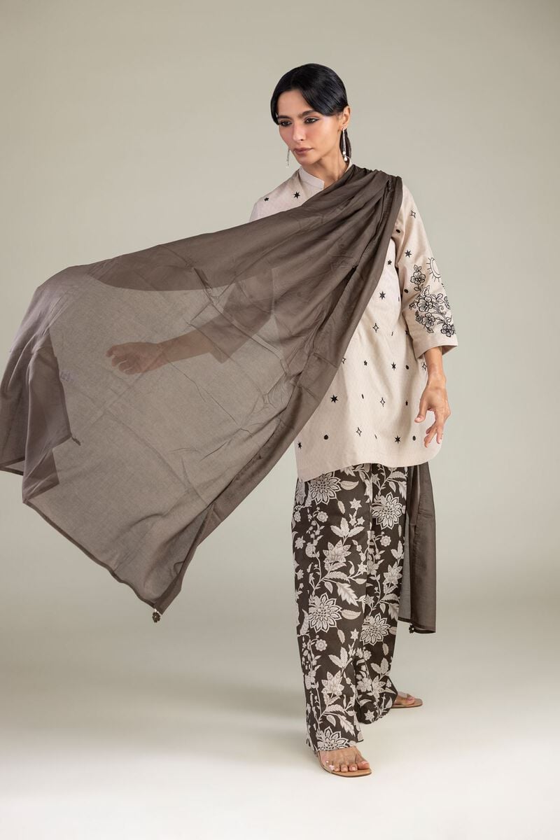 Lawn Solid Dupatta