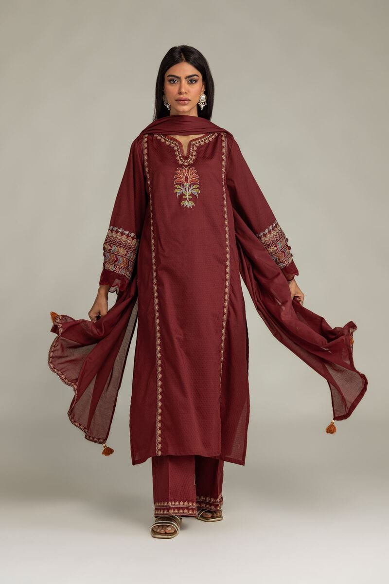 Solid Lawn Dupatta