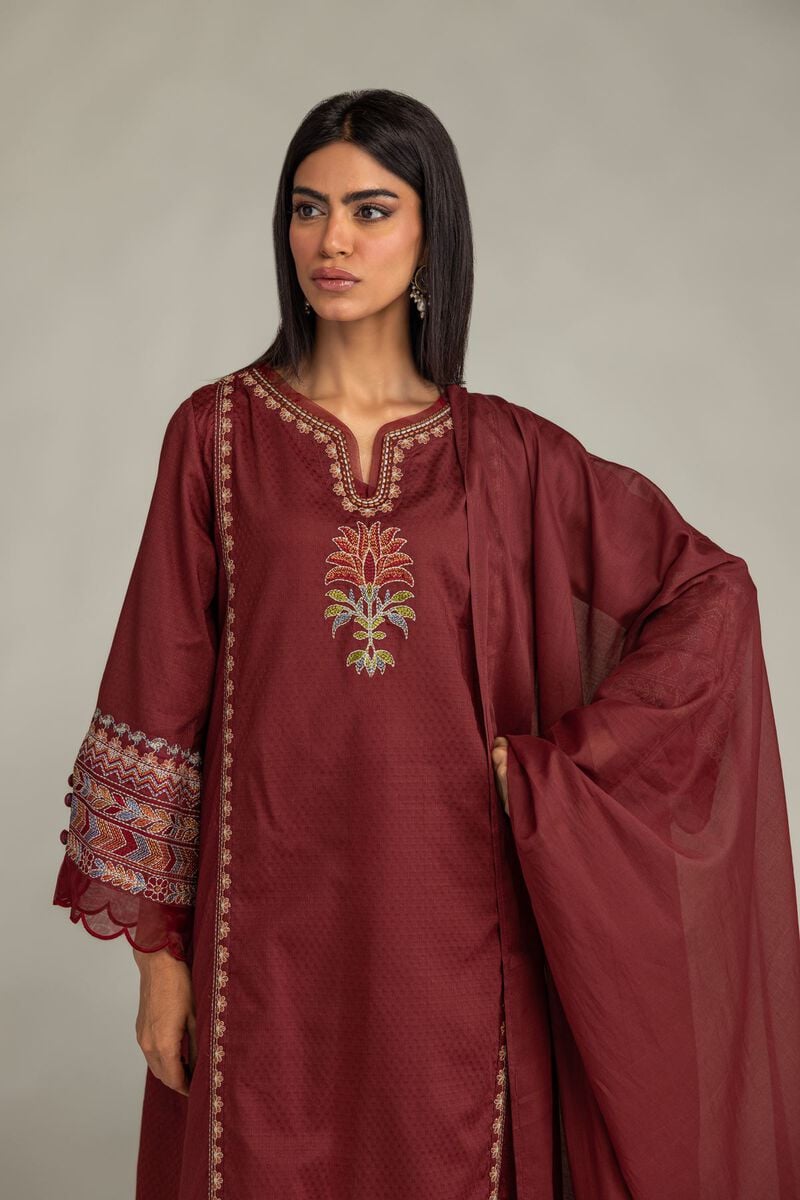 Solid Lawn Dupatta