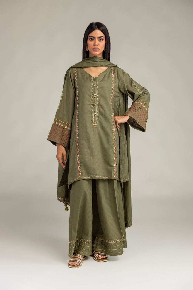 Olive Lawn Dupatta