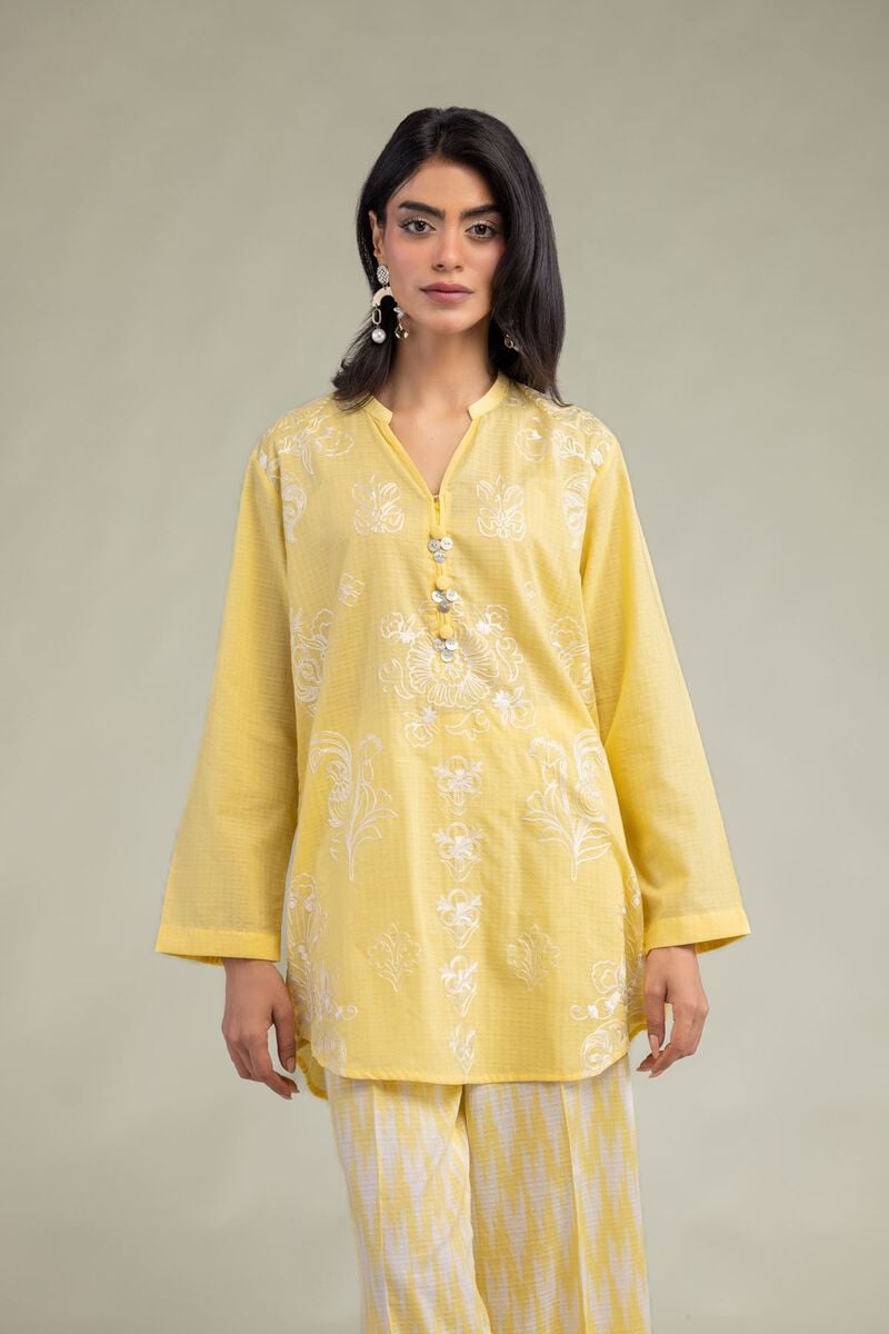 Yellow Floral Kurta