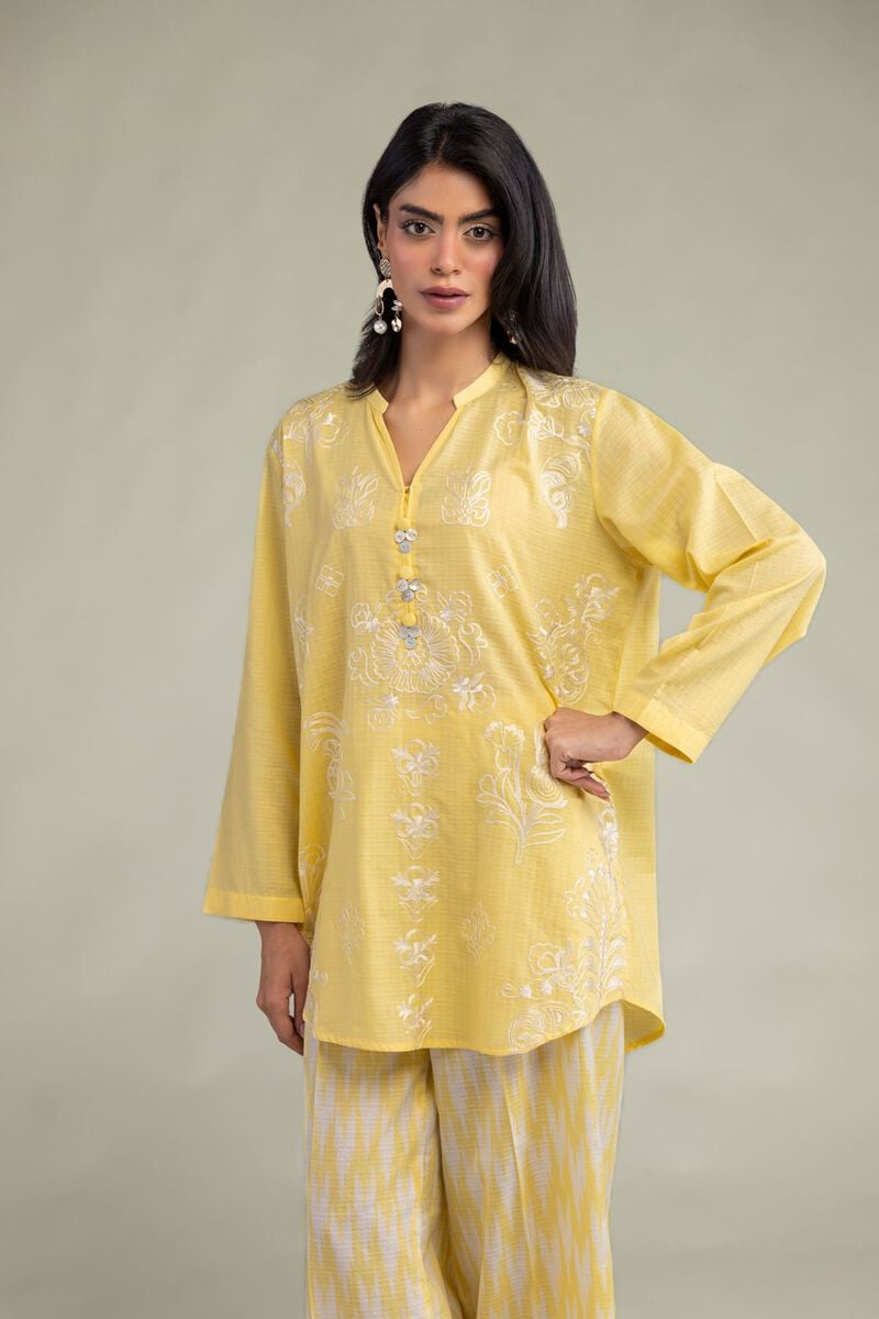 Yellow Floral Kurta