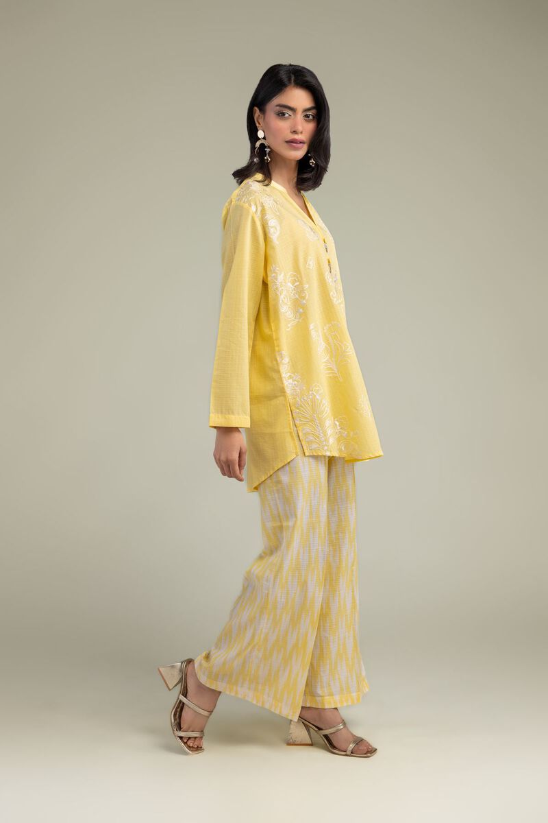 Yellow Cotton Pants
