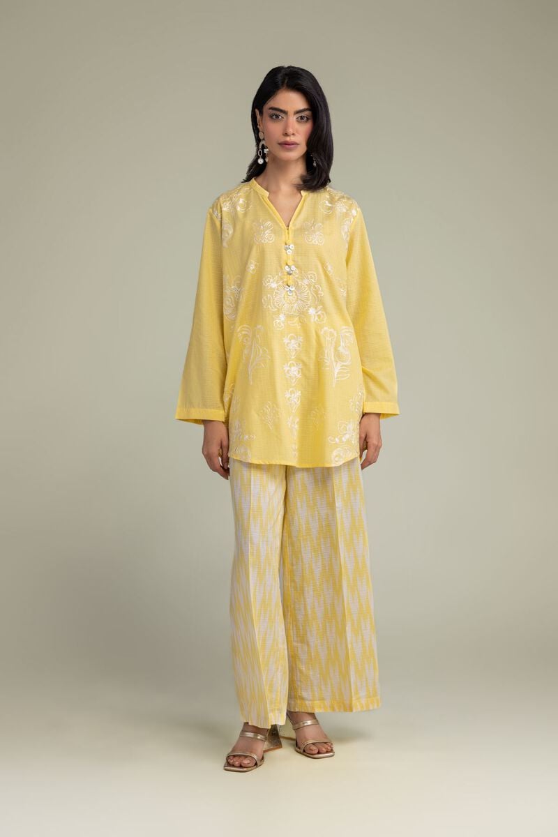 Yellow Cotton Pants