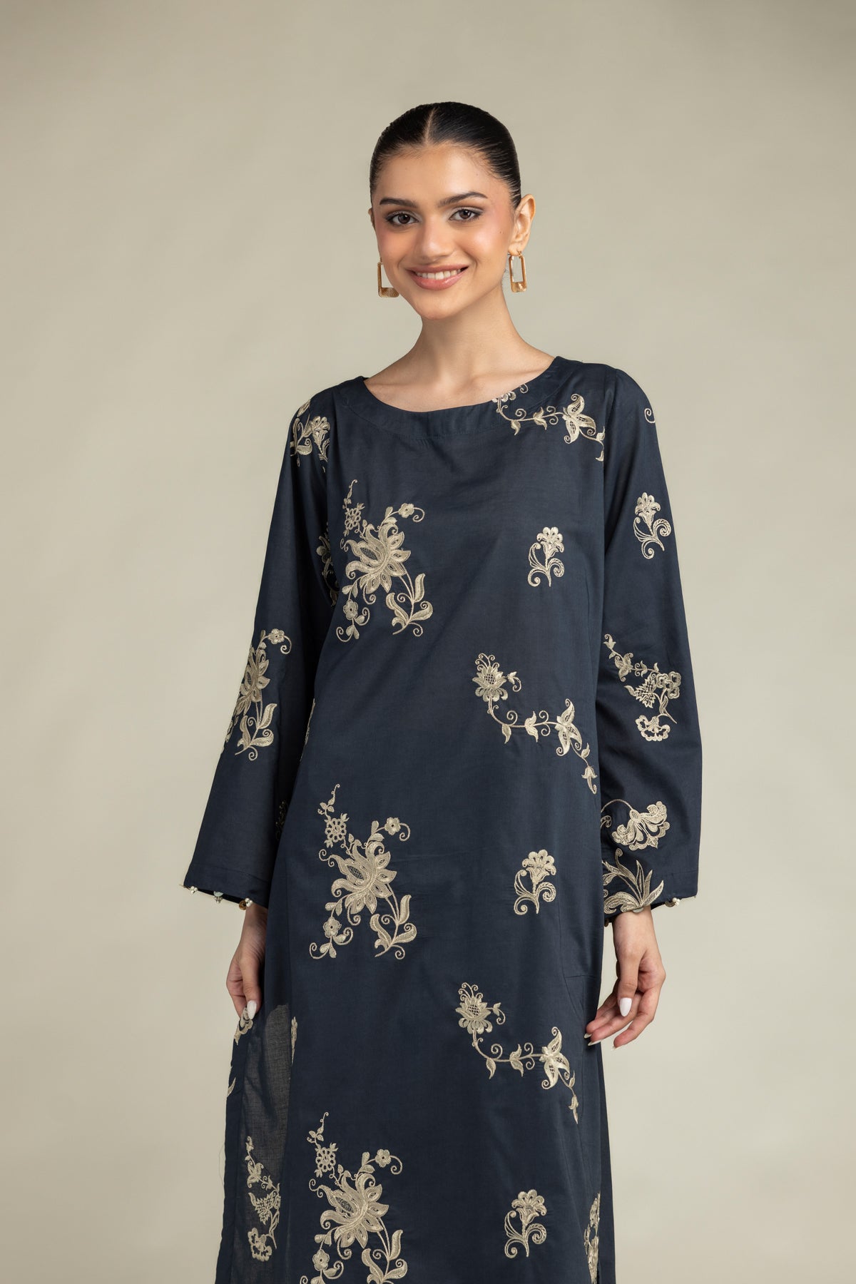 Cambric Longline Kurta