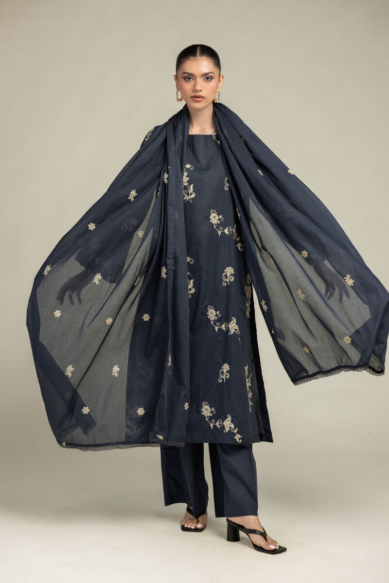 Floral Lawn Dupatta