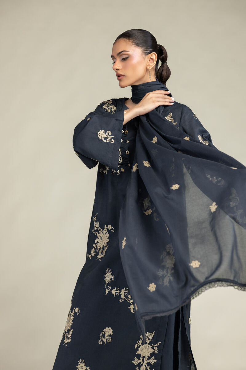 Floral Lawn Dupatta