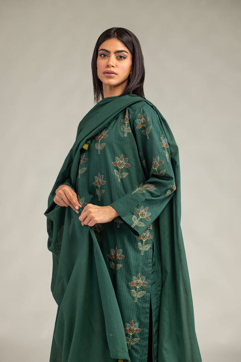 Floral Lawn Dupatta