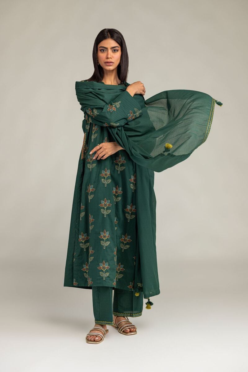 Floral Lawn Dupatta